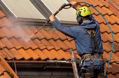 Démoussage et hydrofuge de toiture à Lagleygeolle